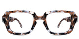 Baco frame frame in sila variant in tortoiseshell pattern - acetate material with size 50-23-145 Bold
