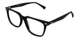 Binni acetate frame in midnight variant - it's an acetate frame with a black color.