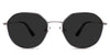 Blanco black tinted Standard Solid frame in nebulous variant in angular round shape