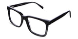 Cardo glasses in jet-setter variant it's square frame with medium thin temple arms