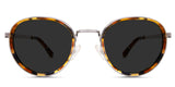 Corry black tinted Standard Solid glasses in mellow style which is metal frame
