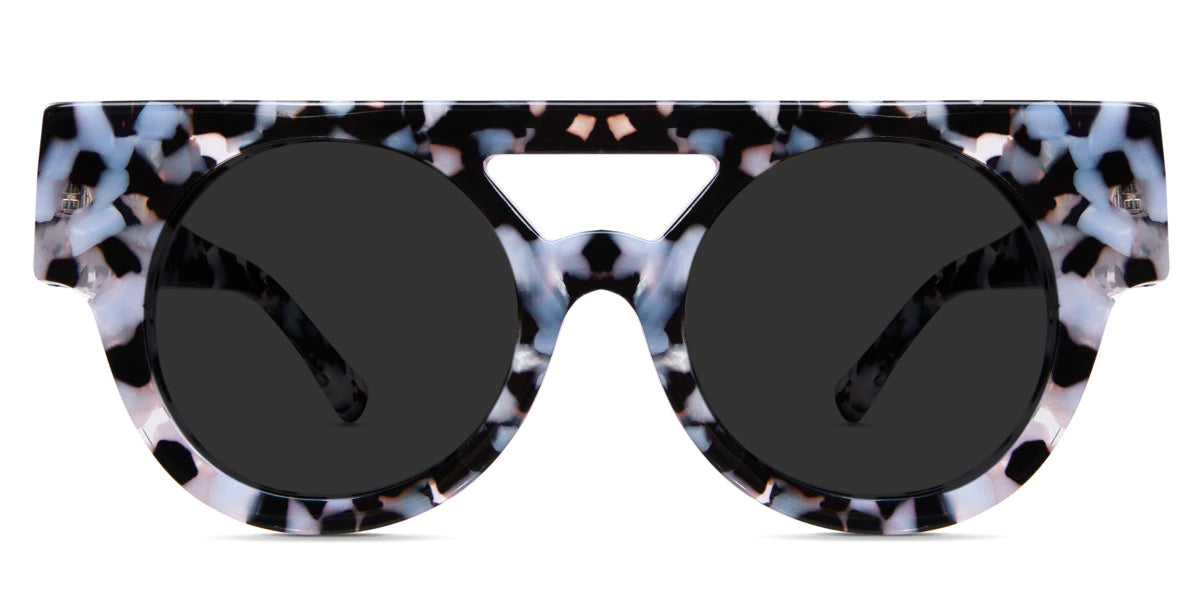 Custo black tinted Standard Solid eyeglasses in vanguard variant - it's oval shape frame