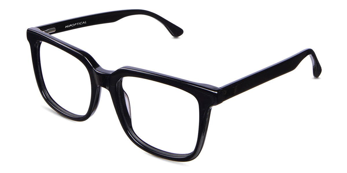 Denes prescription glasses in midnight variant - it has thin temple arms
