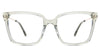 Dita eyeglasses in the olive variant - it's a square shape frame with a combination of acetate l style best seller
