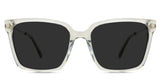 Dita black tinted Standard Solid sunglasses in the olive variant - is a transparent acetate rim with a metal arm.