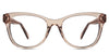 Dumo glasses in aurum variant - it's a transparent frame with brown or dusty rose color best seller. Bold