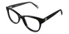 Dumo prescription glasses in midnight variant - it's a thin full-rimmed frame.