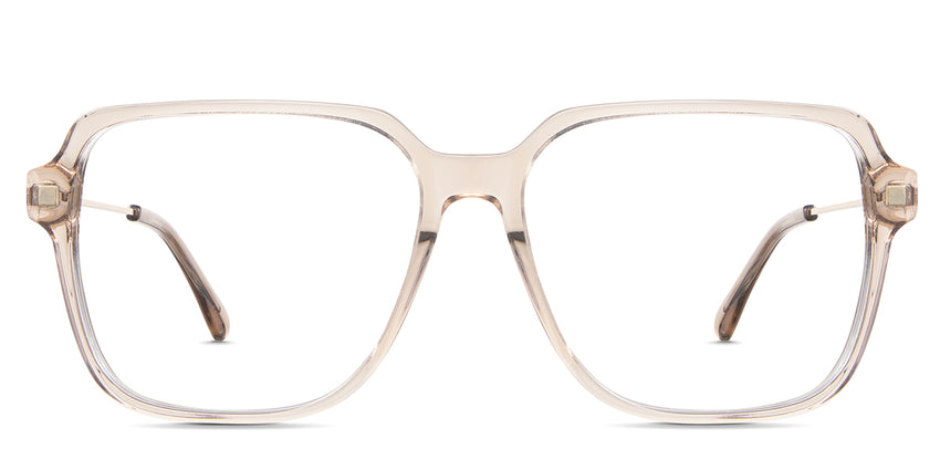 Elma frame in noisette variant - it's a square frame with an acetate rim best seller