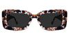 Erid black tinted Standard Solid frame in sila variant made with acetate material