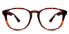 Hurler Jr frame in sienna clay variant made with acetate material - oval frame in red and brown colour - frame size 48-17-135