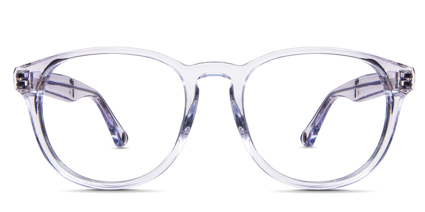Hurler Jr frame in sweet dreams variant made with acetate material - transparent oval with frame size 48-17-135