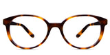 Ludolph eyeglasses in mohave variant - oval shape frame with tortoise pattern - made with acetate material best seller