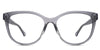 Gava women's frame in storm variant - it's a round frame with regular-size rims. Bold