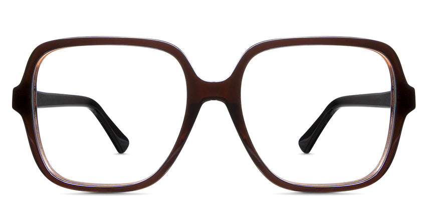 Gia acetate frame in merlot variant - it's a square frame with thin rims. best seller