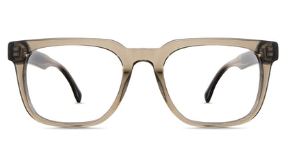 Gios acetate in the cougar variant - is a transparent frame in brown.