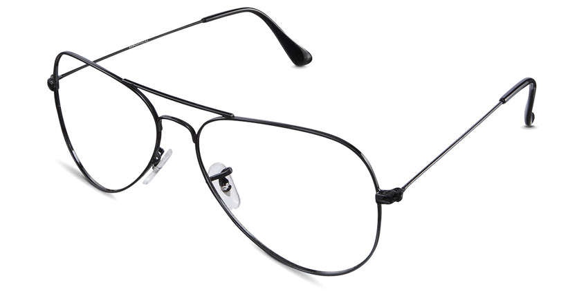 Goro eyeglasses in sumi variant aviator style frame