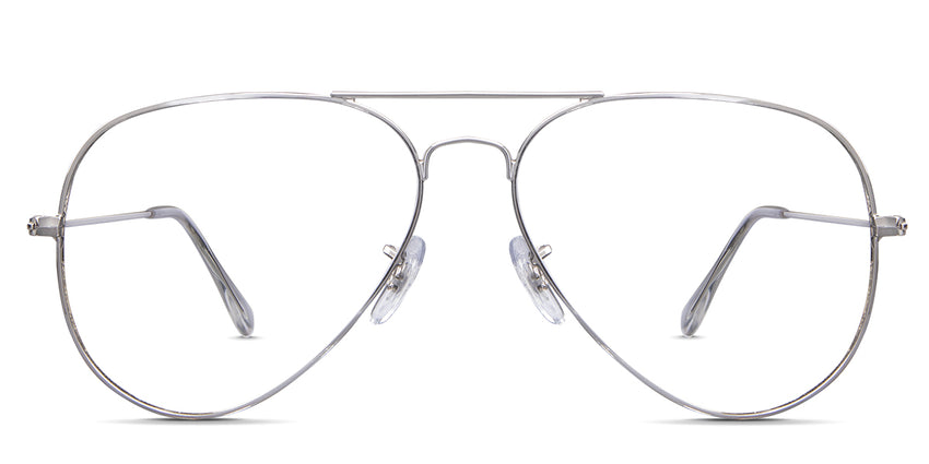Goro wired frame in stone variant with adjustable clear nose pads