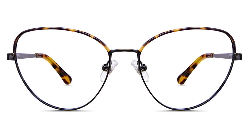 Morris eyeglasses in inky variant - medium size frame with adjustable nose pads