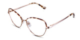 Morris frame in bengal variant - copper and brown colour wired frame - low nose bridge with wide viewing area