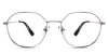 Blanco frame in nebulous variant - round metal frame with medium viewing area Metal eyeglasses