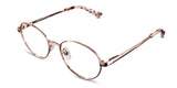 Pettersen eyeglasses in petal variant - thin wired frame with adjustable nose pads