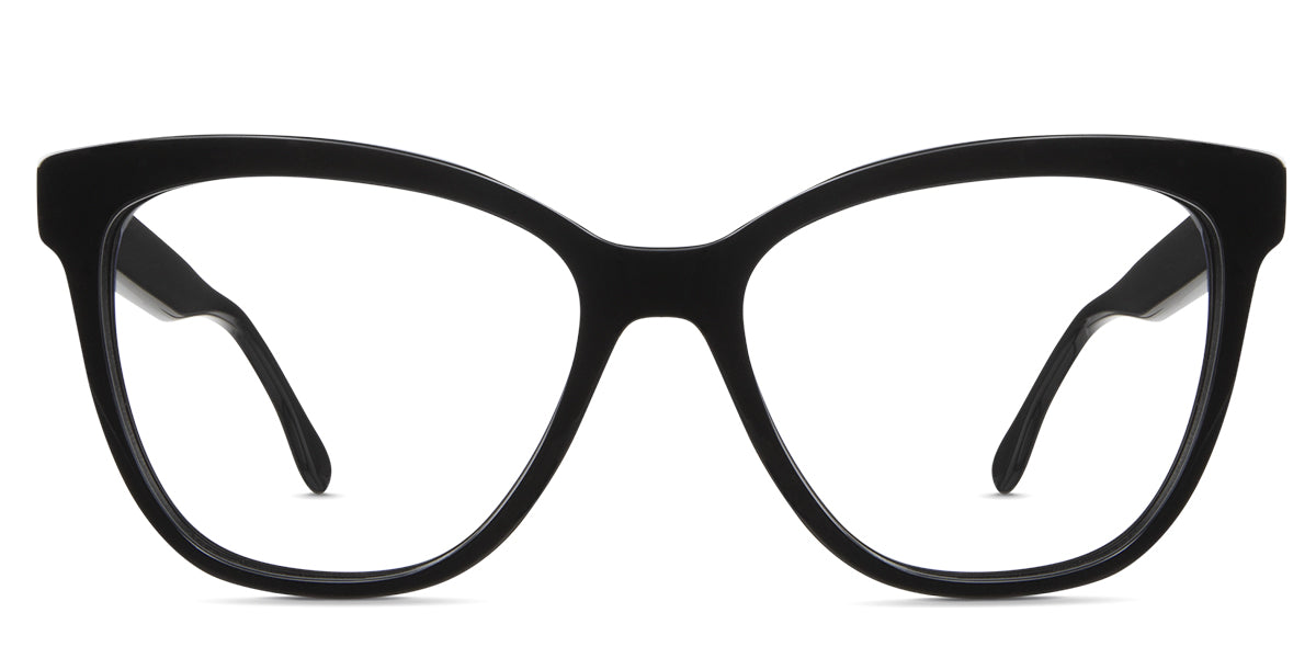 Iggu acetate frame in midnight variant - it's a quare frame with thinner rims