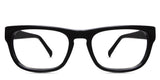 Keliot men's frame in the onyx variant - it's a rectangular frame with flat top.