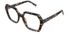 Kiro eyeglasses in jamocha variant - it's a full rimmed acetate frame with tortoise style