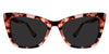 Kline black tinted Standard Solid glasses in mystical powers variant - medium broad arms with Hip Optical logo