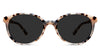 Ludolph black tinted Standard Solid glasses in dove wing variant - it's medium size frame - frame size 52-19-140