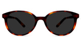 Ludolph black tinted Standard Solid frame in mohave variant - it has thin temple arms written Hip Optical on right arm