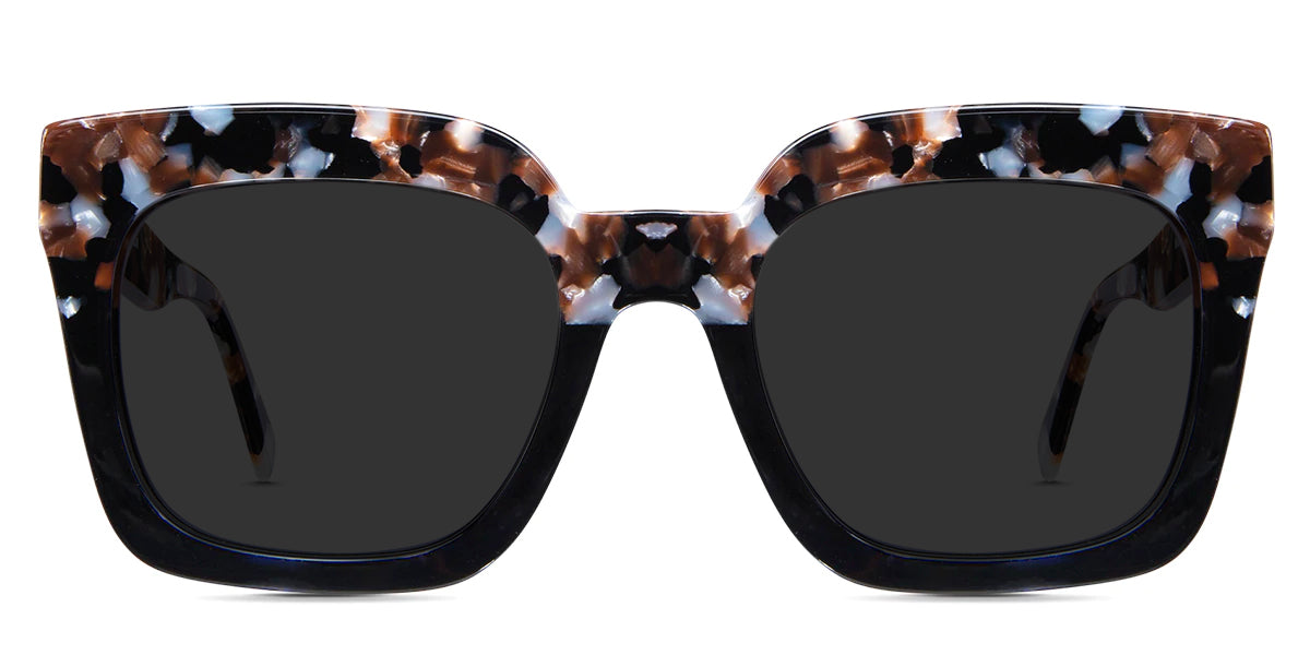 Maui black tinted Standard Solid sunglasses in dusk variant - two-toned frame