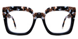 Maui frame in sila variant - acetate frame in brown and black colours in square shape