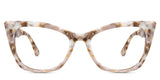 Kline glasses lopi variant in pearl color with light brown and yellow shades Cat-Eye best seller