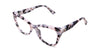 Kline eyeglasses in chiffon variant - it has tortoise style pattern with wide viewing area with medium thin border