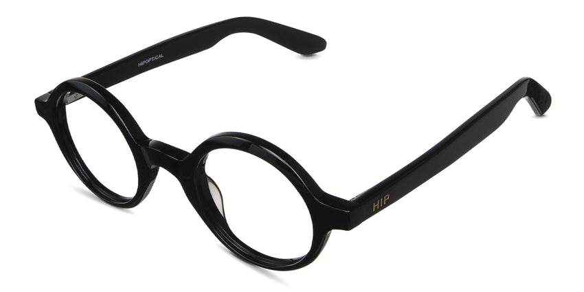Nexo prescription eyeglasses in midnight variant - it has a U-shape nose bridge.