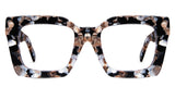 Niza frame in sila variant comes in black, brown and beige shades of color. It has tortoise style pattern in square shape