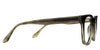 Orlo acetate glasses in the quetzal variant - have a medium broad temple arm with a spatula shape temple tip.