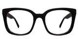 Relta eyeglasses in the onyx variant - it's a square with a black color frame.