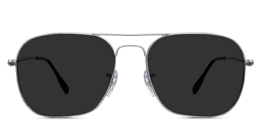 Rit black tinted Standard Solid glasses in stone variant  it's wired metal frame 