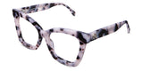 Rovia eyeglasses in chiffon variant in tortoise style pattern cat eye frame