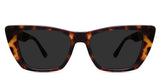 Nemi black tinted Standard Solid frame in espresso variant - it has tortoise shell pattern