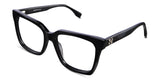 Tanu glasses in jet-setter variant in black color can use them as prescription glasses or use them just for fashion