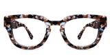Taro glasses in sila variant - tortoise style medium size frame for medium to large size face shape - frame size 50-23-140 