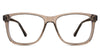 Tavo acetate eyewear in the myotis variant - has a regular thick rim in color brown.