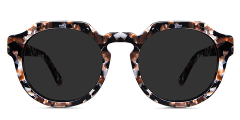 Taxo black tinted Standard Solid glasses in sila variant in acetate material