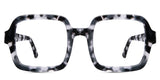 Udo frame in moonlight variant with black & gray color - with medium thin temple arms