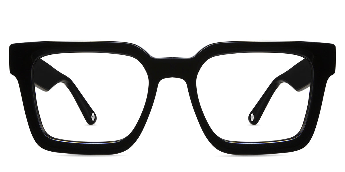 Umer acetate frame in midnight variant - it's full-rimmed with a medium thick frame