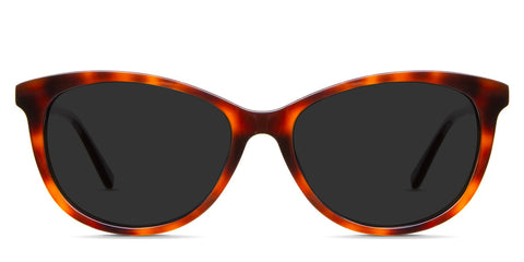 Vader black tinted Standard Solid glasses in caretta variant with inbuilt nose pads