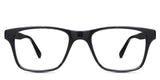 Veli eyeglasses in jet-setter variant - rectangular viewing area with medium thick border